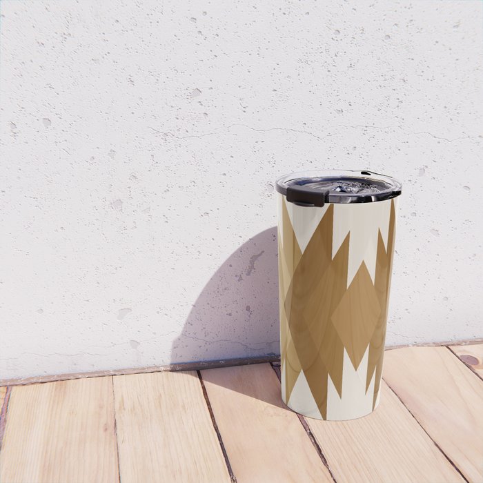 Bold Geometric Triangles V Travel Mug Gallery Image 4