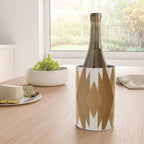 Bold Geometric Triangles V Wine Chiller Gallery Image 4