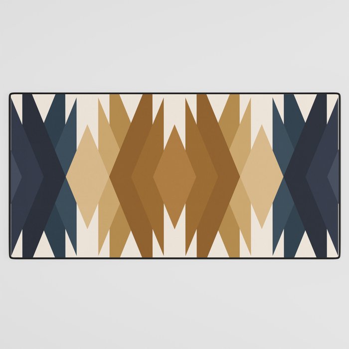 Bold Geometric Triangles V Desk Mat Gallery Image 3