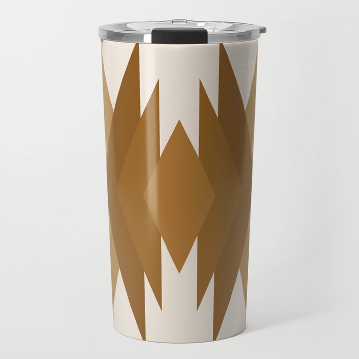 Bold Geometric Triangles V Travel Mug Gallery Image 1