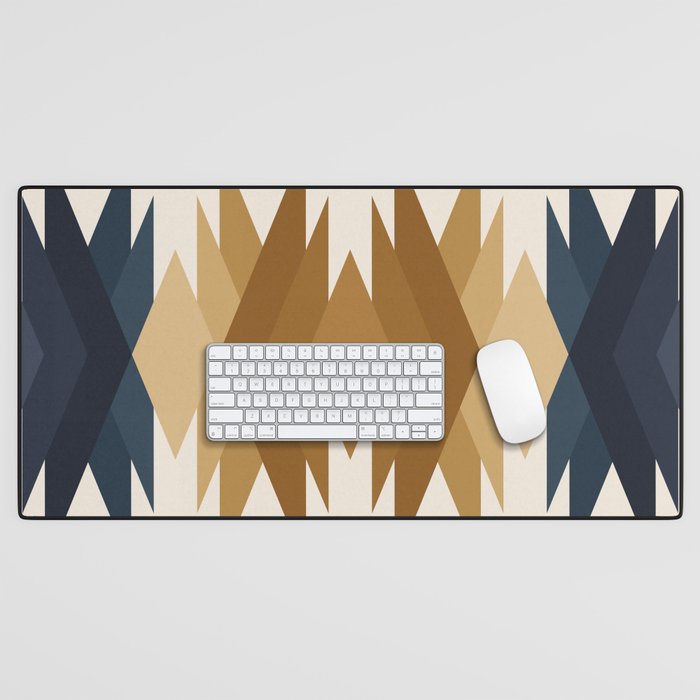 Bold Geometric Triangles V Desk Mat Gallery Image 1