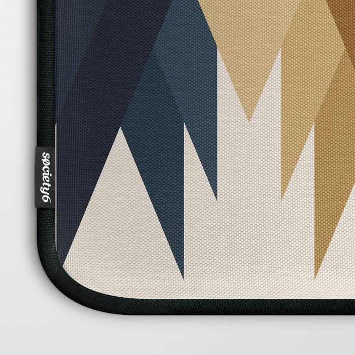 Bold Geometric Triangles V Laptop Sleeve Gallery Image 3
