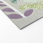 Block print spring meadow Welcome Mat Gallery Image 2
