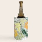 Block print spring meadow Wine Chiller Gallery Image 1