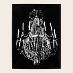 Chandelier, Black and White Poster Gallery Image 4