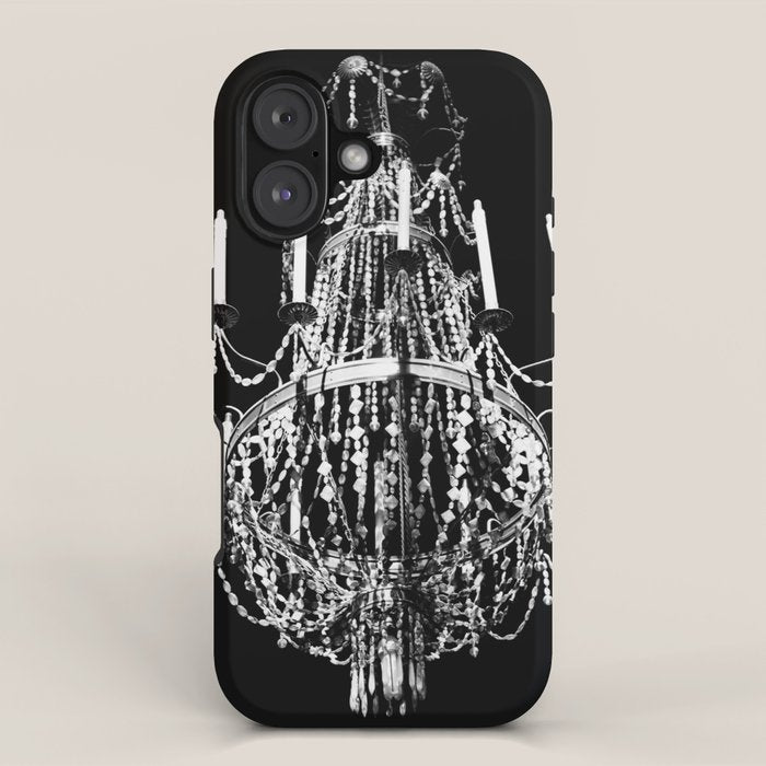 Chandelier, Black and White iPhone Case Gallery Image 1