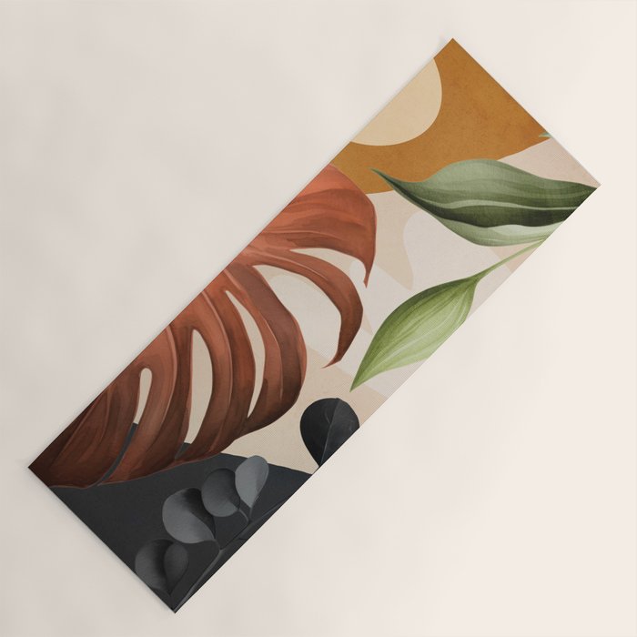 Abstract Tropical Art 20 Yoga Mat Gallery Image 1