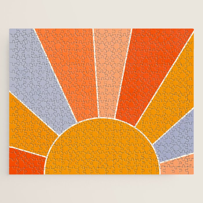 Sunburst - dusk Jigsaw Puzzle Gallery Image 1