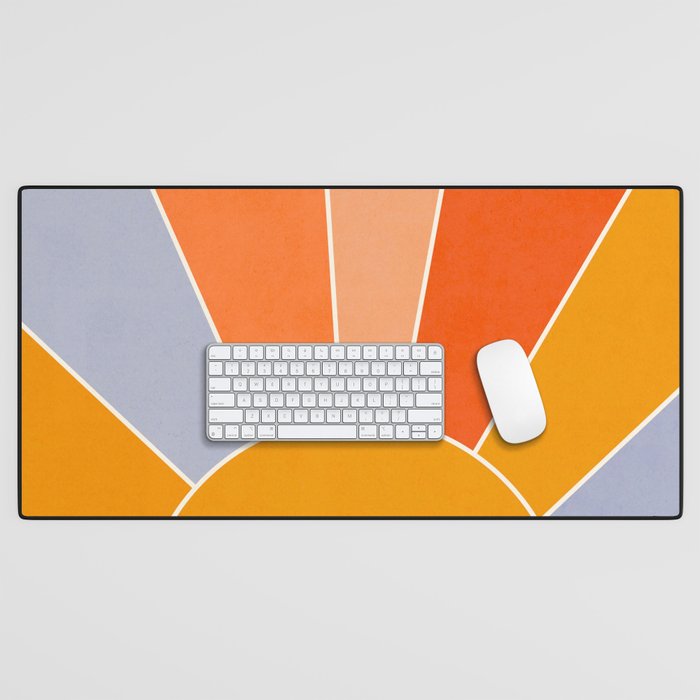 Sunburst - dusk Desk Mat Gallery Image 1