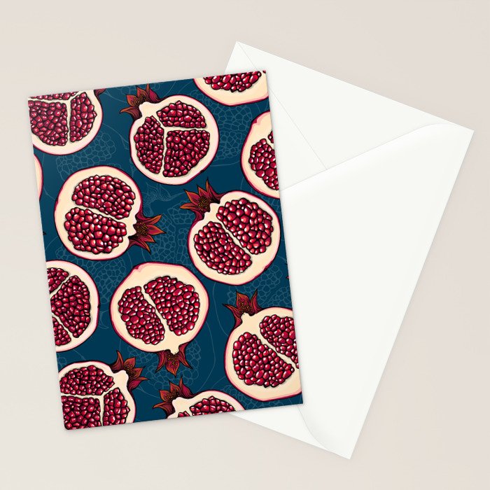 Pomegranate slices  Stationery Card Gallery Image 2