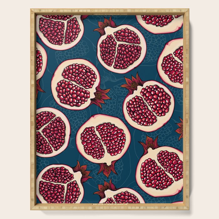 Pomegranate slices  Serving Tray Gallery Image 1