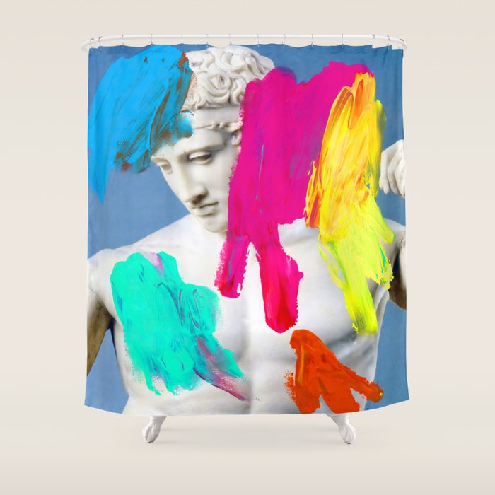 Composition 706 Shower Curtain Gallery Image 1