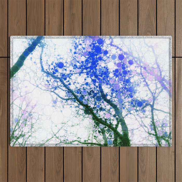 Tree Abstract 1 Outdoor Rug Gallery Image 1