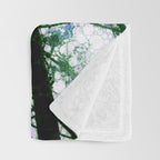 Tree Abstract 1 Throw Blanket Gallery Image 3