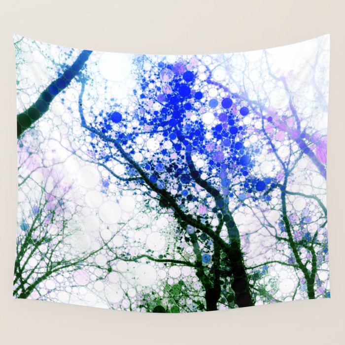 Tree Abstract 1 Wall Tapestry Gallery Image 4