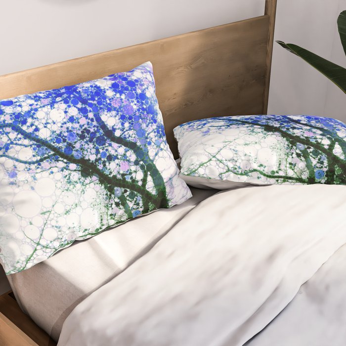 Tree Abstract 1 Pillow Sham Gallery Image 2