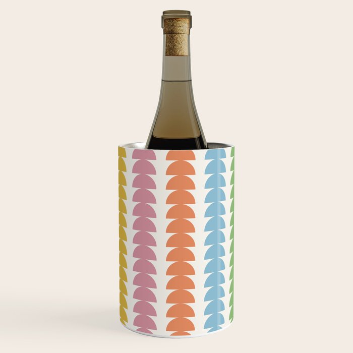 Maude Pattern - Retro Rainbow Wine Chiller Gallery Image 2