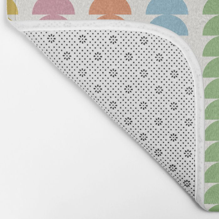 Maude Pattern - Retro Rainbow Bath Mat Gallery Image 2