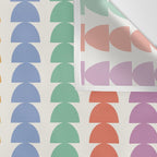 Maude Pattern - Retro Rainbow Wall Tapestry Gallery Image 3