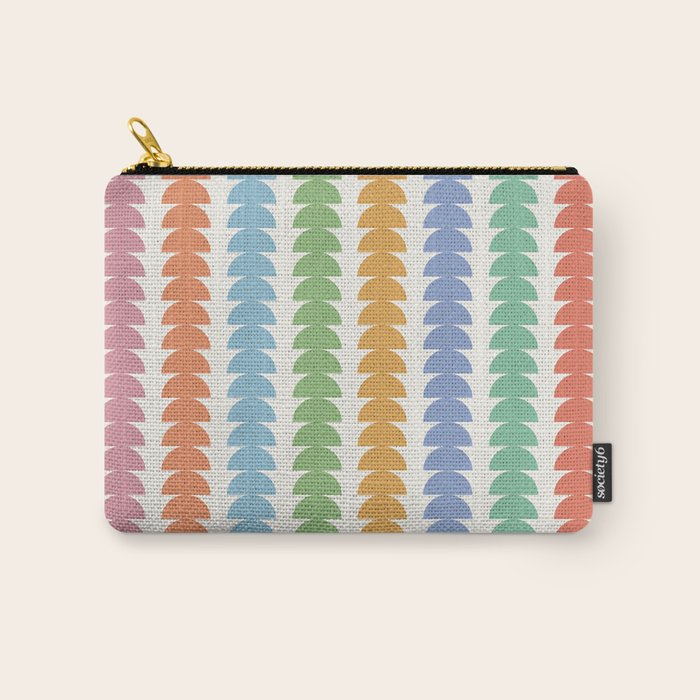 Maude Pattern - Retro Rainbow Carry All Pouch Gallery Image 1