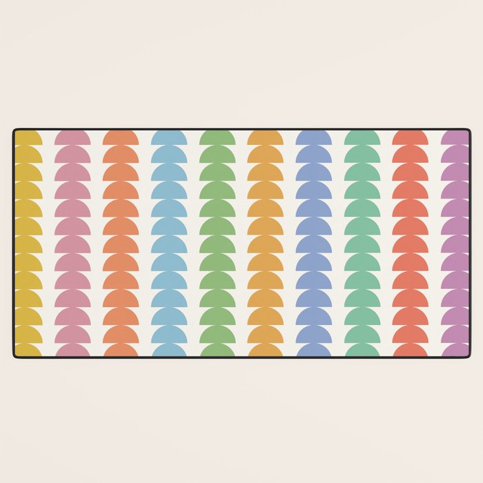 Maude Pattern - Retro Rainbow Desk Mat Gallery Image 3