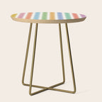 Maude Pattern - Retro Rainbow Side Table Gallery Image 1