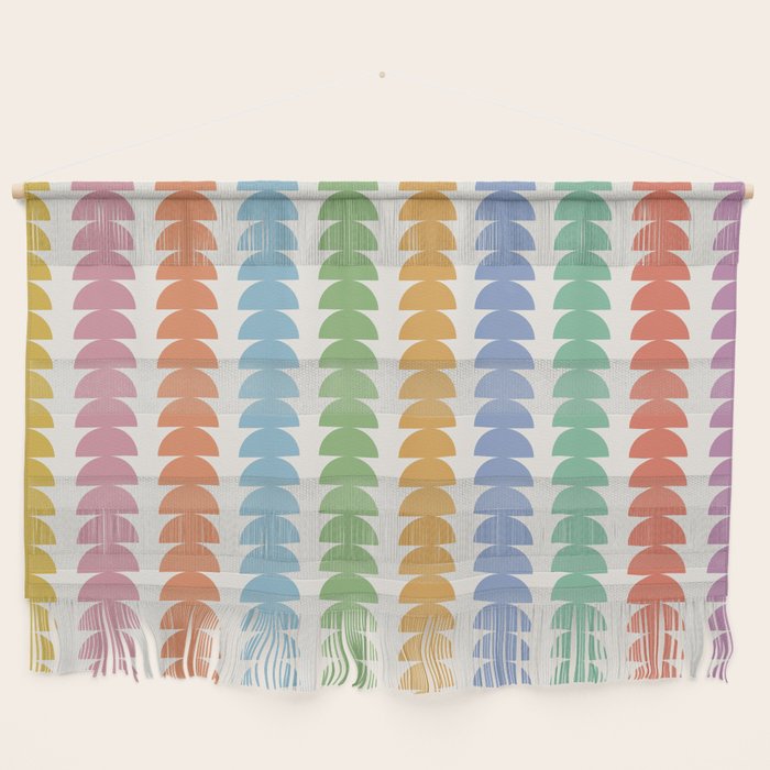 Maude Pattern - Retro Rainbow Wall Hanging Gallery Image 1