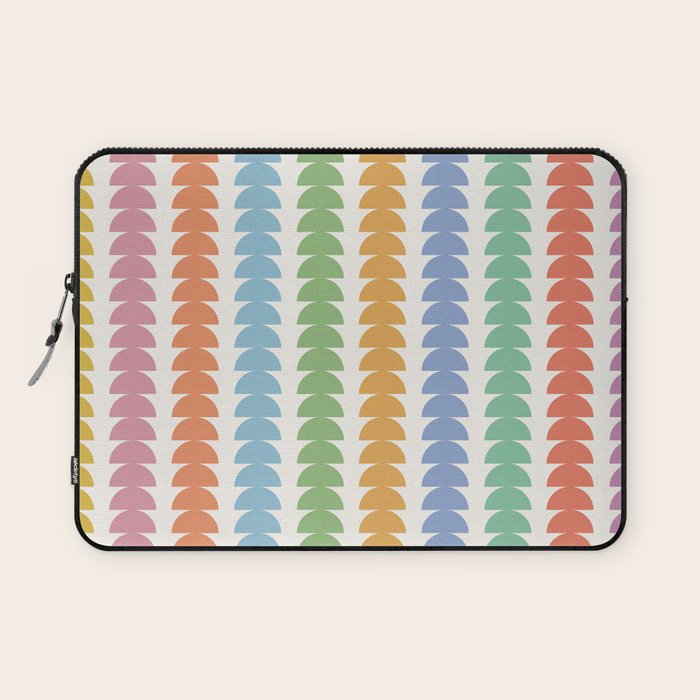 Maude Pattern - Retro Rainbow Laptop Sleeve Gallery Image 1