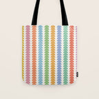 Maude Pattern - Retro Rainbow Tote Bag Gallery Image 1