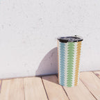 Maude Pattern - Retro Rainbow Travel Mug Gallery Image 4