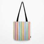 Maude Pattern - Retro Rainbow Tote Bag Gallery Image 2