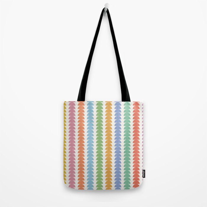 Maude Pattern - Retro Rainbow Tote Bag Gallery Image 2