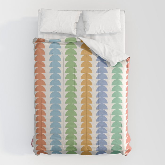 Maude Pattern - Retro Rainbow Comforter Gallery Image 6