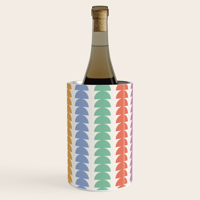 Maude Pattern - Retro Rainbow Wine Chiller Gallery Image 3