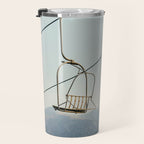 Chairlift in Mountains - Summer Evening Skiing Lift - Fine Art Photography Travel Mug Gallery Image 3
