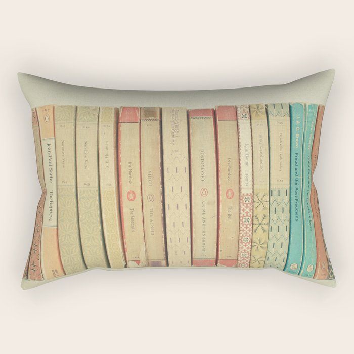 Books Rectangular Pillow Gallery Image 1
