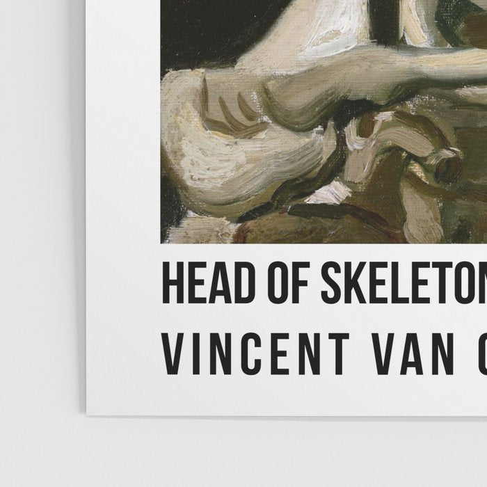 Skeleton with Smoking Cigarette by Vincent Van Gogh Poster Gallery Image 3