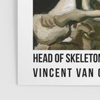 Skeleton with Smoking Cigarette by Vincent Van Gogh Poster Gallery Image 3