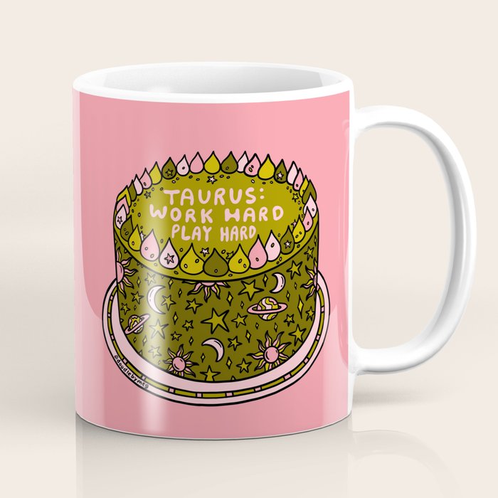 Taurus Cake Coffee Mug Gallery Image 1