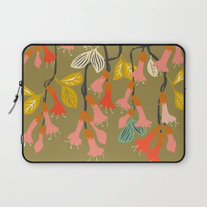 Flower of affection autumn colored fuchsia Laptop Sleeve Gallery Image 1