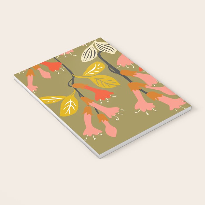 Flower of affection autumn colored fuchsia Notebook Gallery Image 3