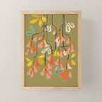 Flower of affection autumn colored fuchsia Mini Art Print Gallery Image 1