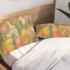 Flower of affection autumn colored fuchsia Pillow Sham Gallery Image 2