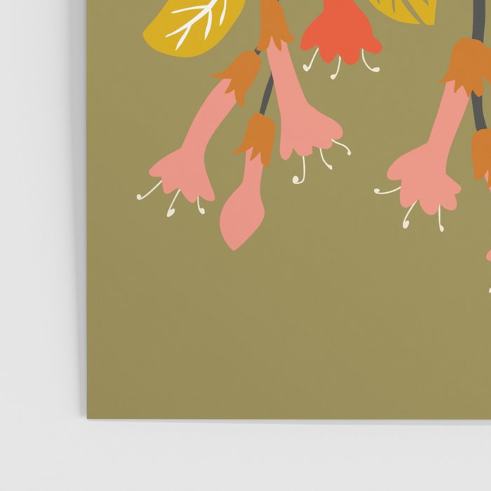 Flower of affection autumn colored fuchsia Poster Gallery Image 3