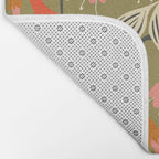 Flower of affection autumn colored fuchsia Bath Mat Gallery Image 2