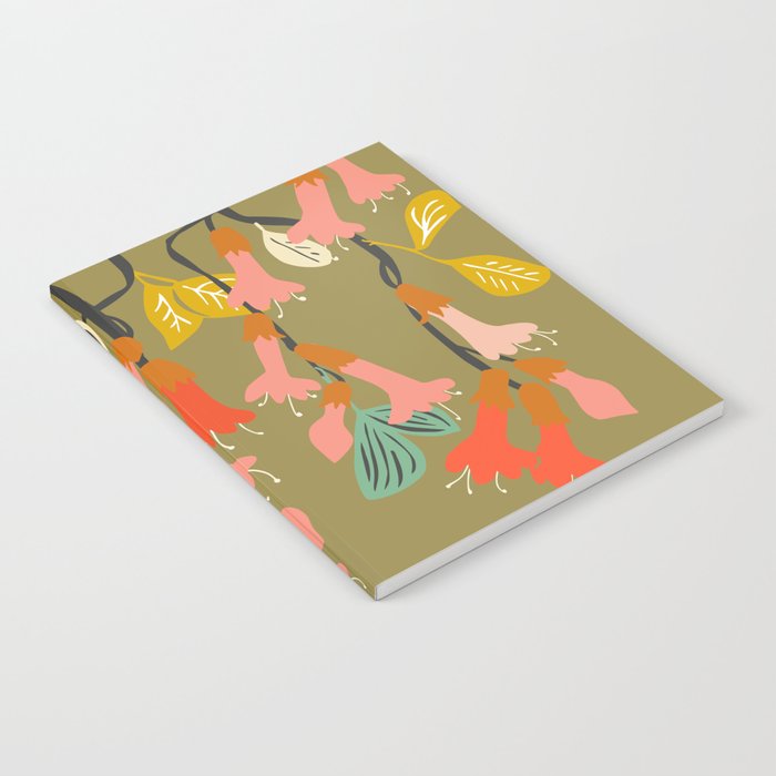 Flower of affection autumn colored fuchsia Notebook Gallery Image 2