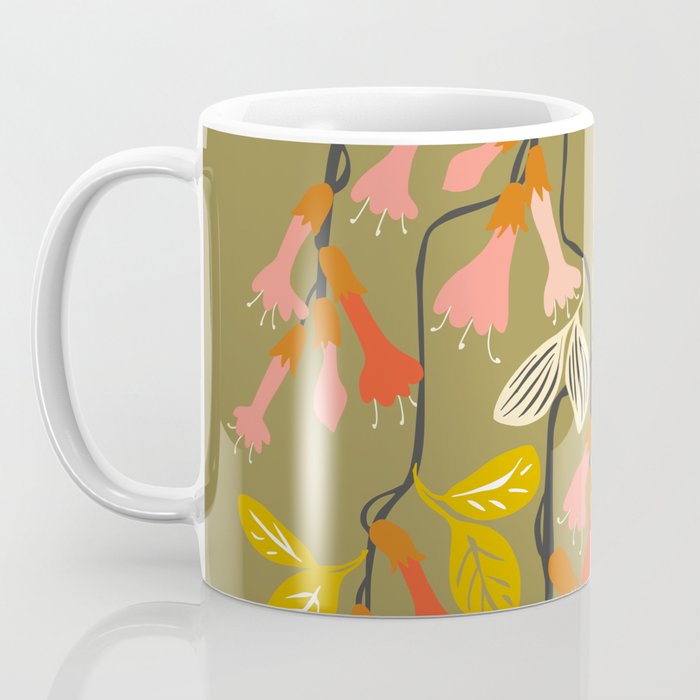 Flower of affection autumn colored fuchsia Coffee Mug Gallery Image 3