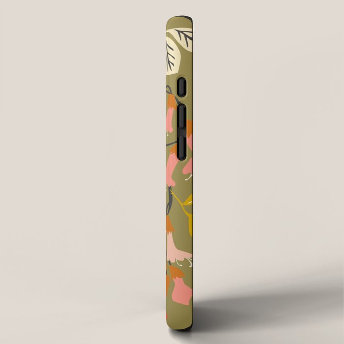 Flower of affection autumn colored fuchsia iPhone Case Gallery Image 2