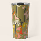 Flower of affection autumn colored fuchsia Travel Mug Gallery Image 1