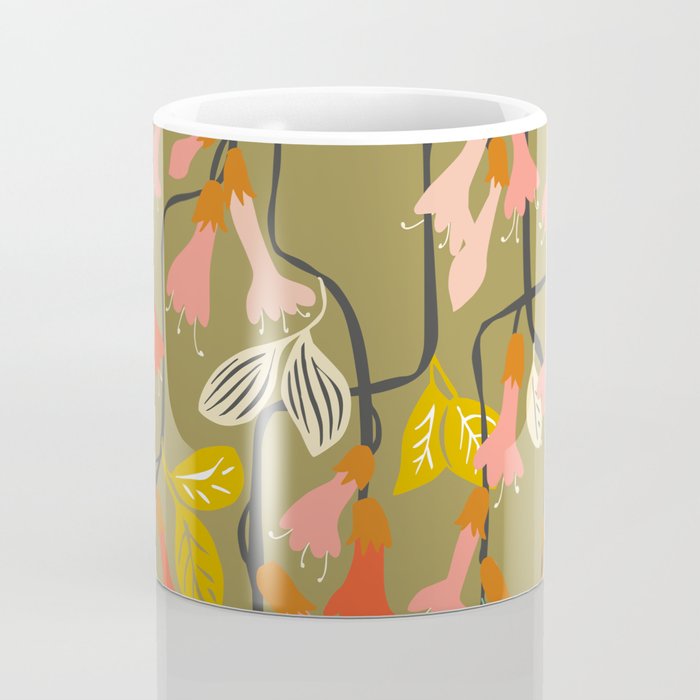Flower of affection autumn colored fuchsia Coffee Mug Gallery Image 4